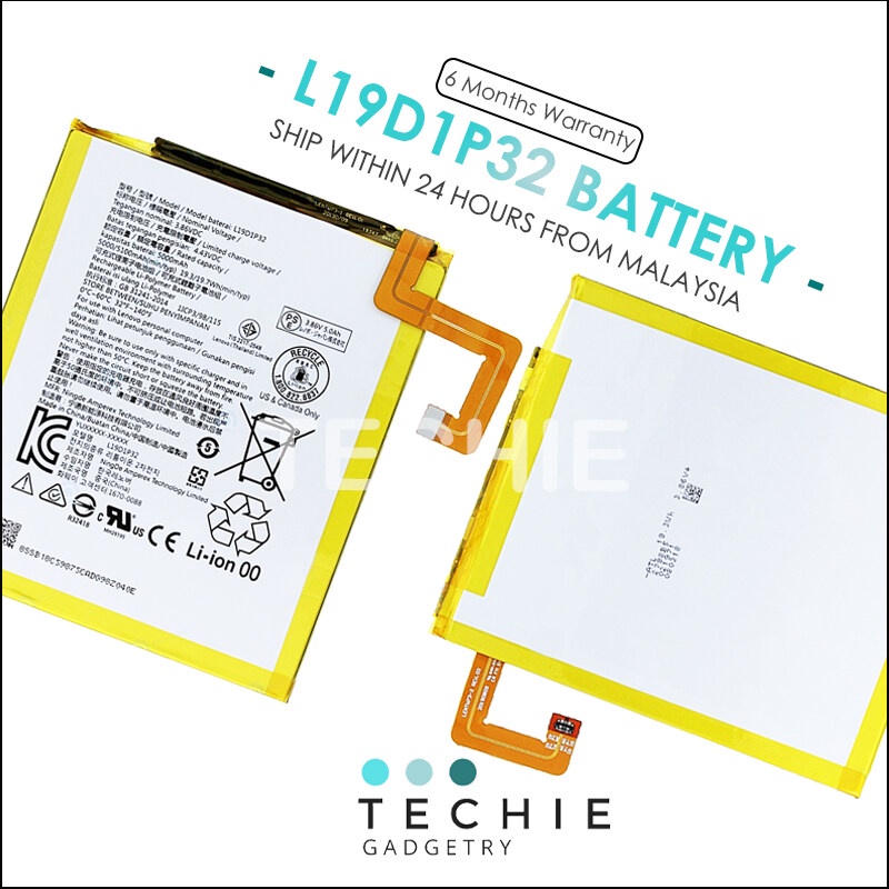 Batterie L19D1P32 Pour Lenovo Tab M10 Plus / M10 HD Gen 2 - 5000 MAh, Avec Outils De Remplacement