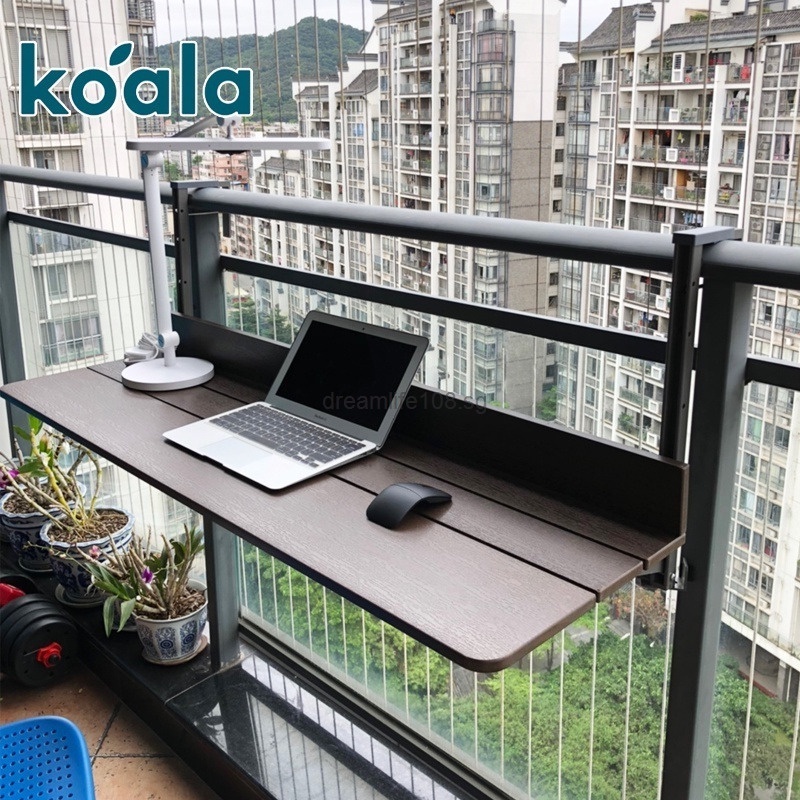 Koala Balcony Hanging Table Hanging Folding Table Convenient Hanging ...