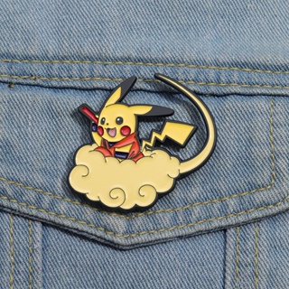 Pokemon Pikachu Hard Enamel Pin Gengar Charmander Cartoon Brooh Backpack  Briefcase Badges Fashion Jewelry Accessories