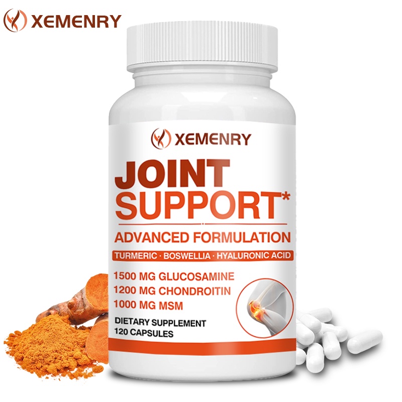 【XEMENRY】Joint Pain Relief Supplement Contains Glucosamine, Turmeric, Frankincense, Ginger