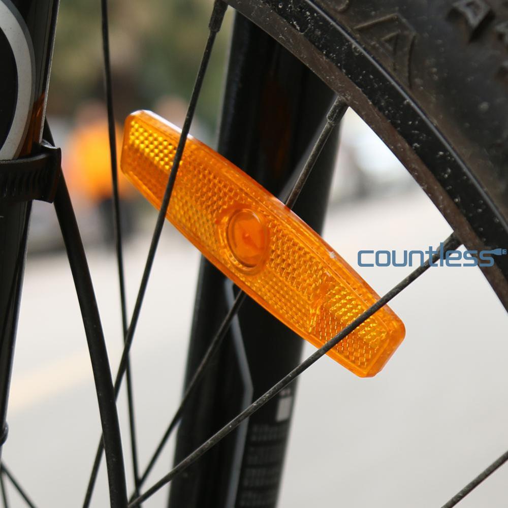 Bicycle Spoke Plastic Reflective Lens Wheel Rim Reflector Safe Warning