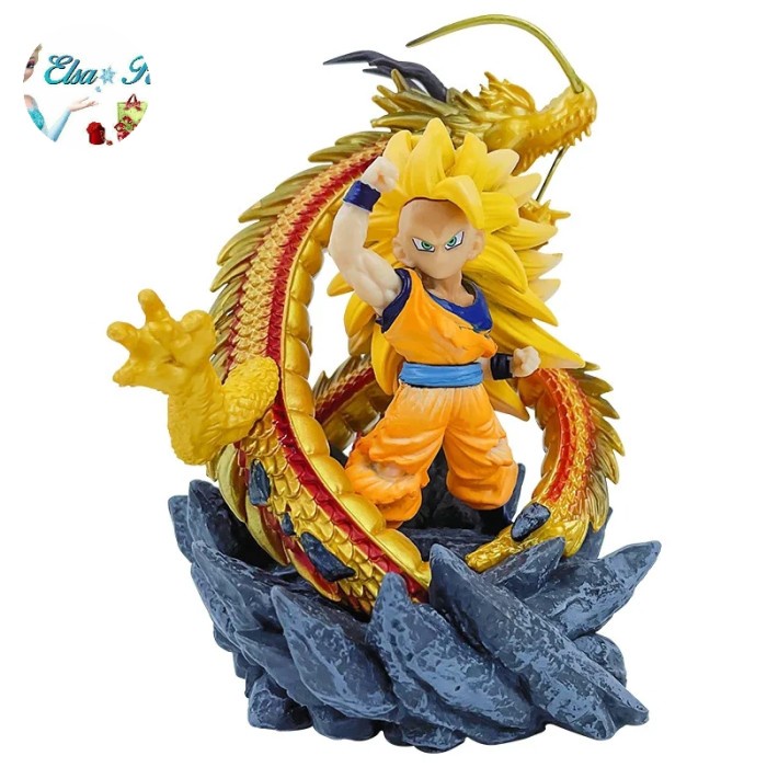 Son Goku Ssj3 Action Figure Goku Super Saiyan 3 Shenlong Dragon Ball Z Shopee Singapore 0169