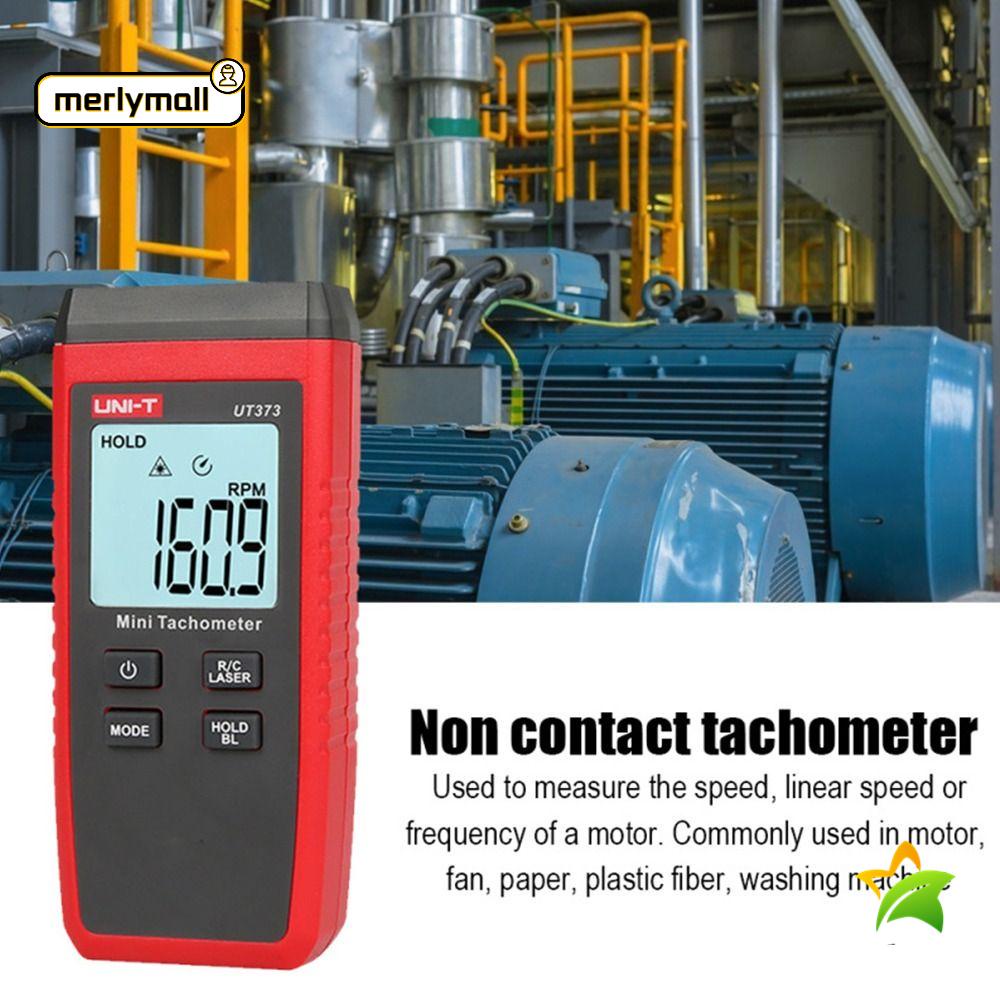 MERLYMALL Digital Laser Tachometer Professional NonContact Mini