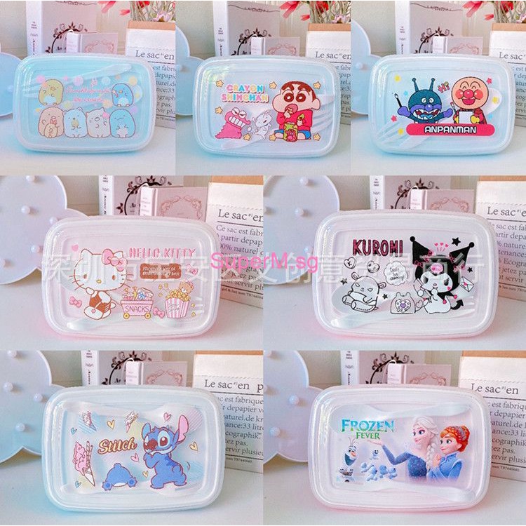 Sanrio Kawaii Pochacco Lunch Box Hello Kitty Kuromi Student Office Worker  Portable Cartoon 1200ML Portable Fresh Lunch Box Gift 