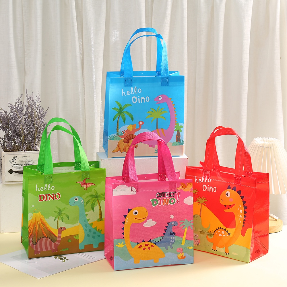 Non Woven Reusable Goodie Bags with Handles Gift Bag Christmas Day