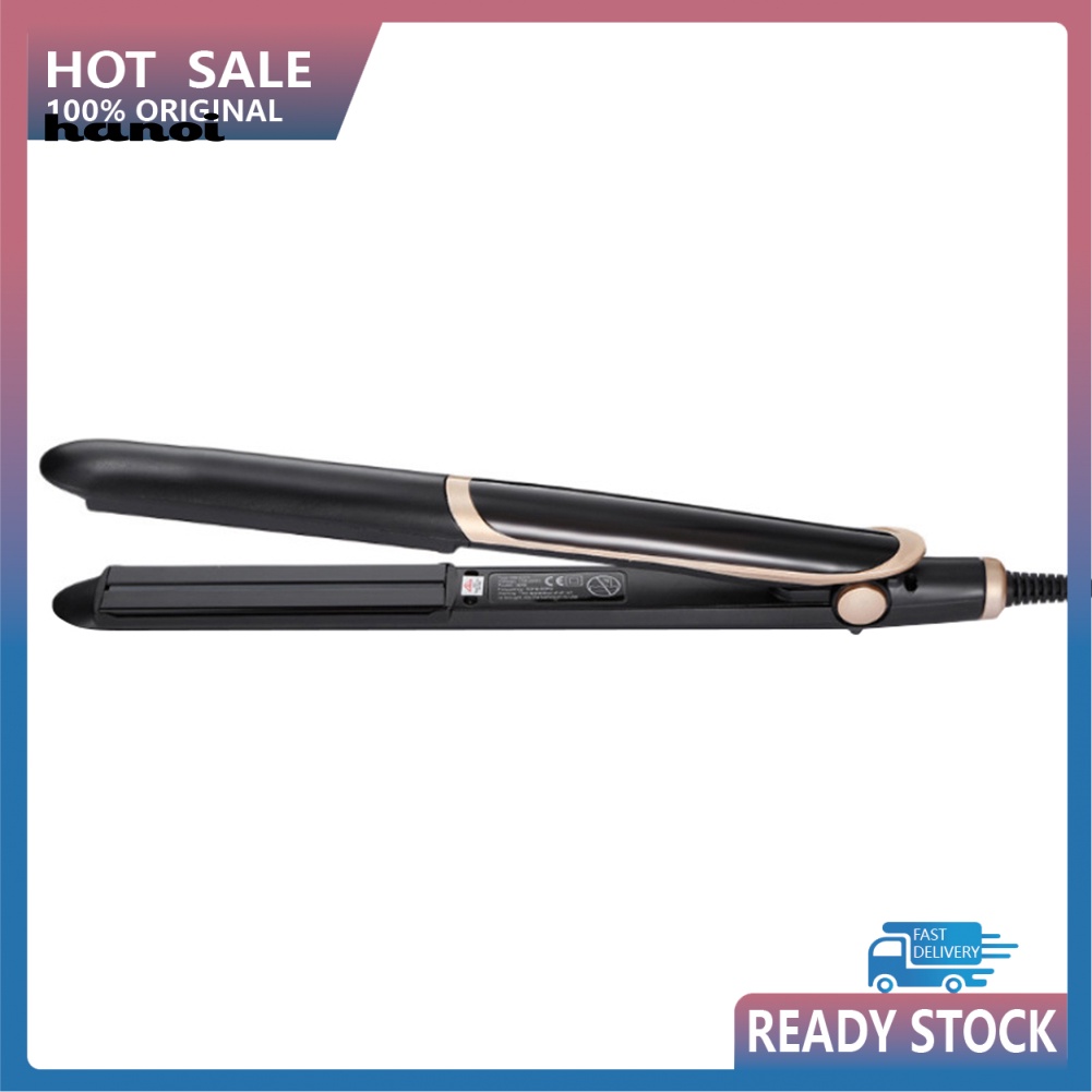 HAN_ Kemei KM2219 220240V Professional Hair Straightener Curler Flat