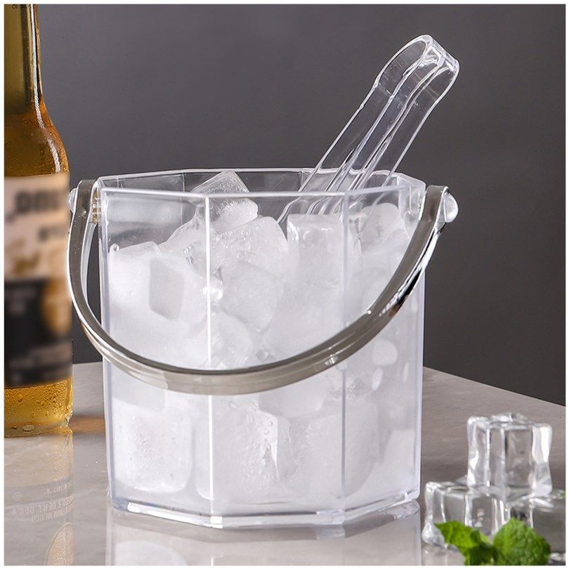 Acrylic Ice Bucket Good-looking Commercial Home Bar KTV Small Ice ...