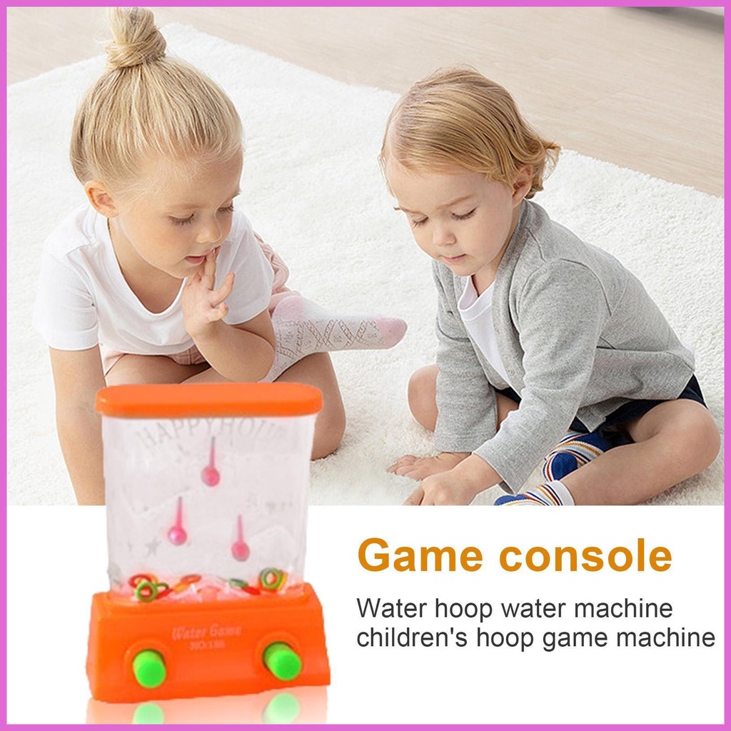 Mini Water Arcade Game Miniature Arcade Set Sensory Toys Small Arcade Machine Games Fine Motor