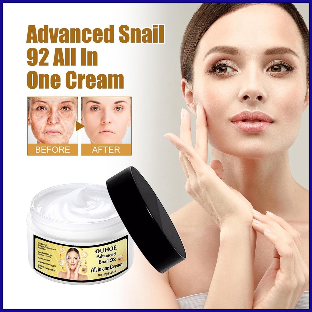 Snail Moisturizer for Face Hydrating and Mild Snail Cream Hydrating