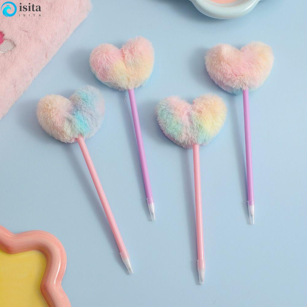 ISITA Plush Ballpoint Pen, Handwriting Neutral Gel Pen Children's Plush