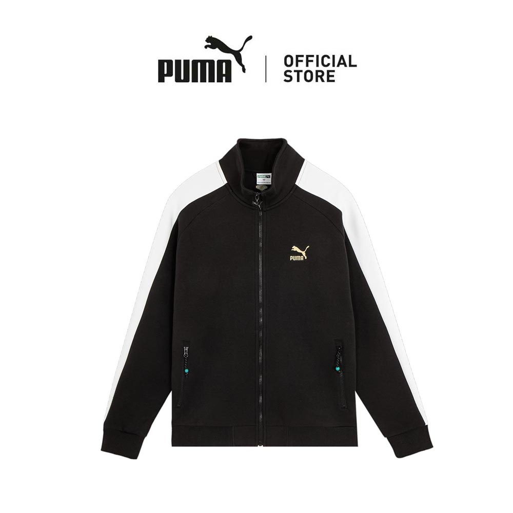 Puma track jacket on sale black