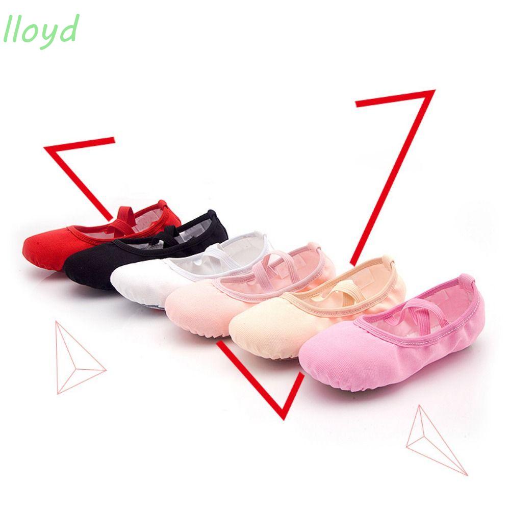 LLOYD Ballet Shoes for Girls, Soft Leather Flat Sole Dance Shoes