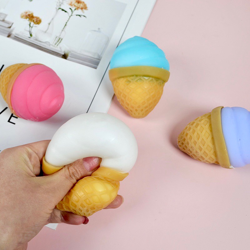 Squishy Viral IceCream Toy Anti stress Squeeze Toy (Unit) Shopee