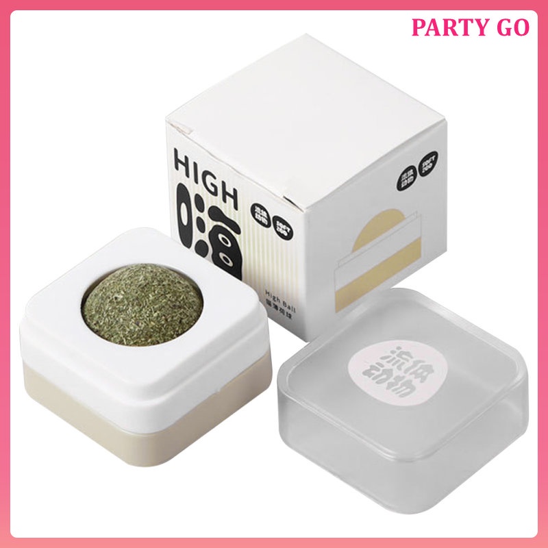 Catnip Ball Treat Wall Lick Fun Teething Toy Licker Toys for Cats Chew uiran Shopee Singapore