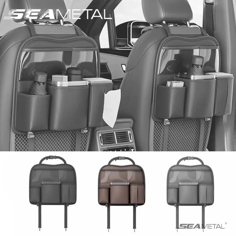 Seametal Car Seat Back Storage Bag For Multi Functional Tissue Phone