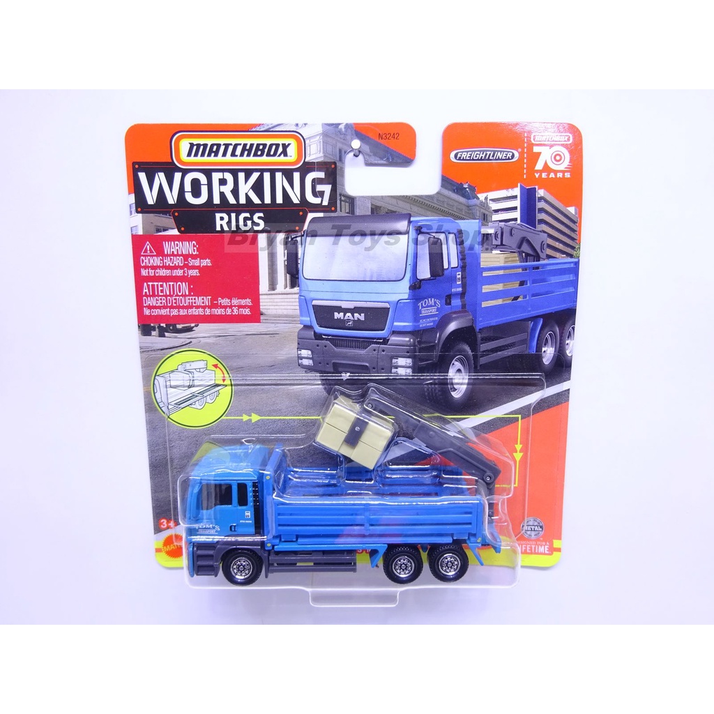Matchbox Working Rigs Man TGS MCAB | Shopee Singapore