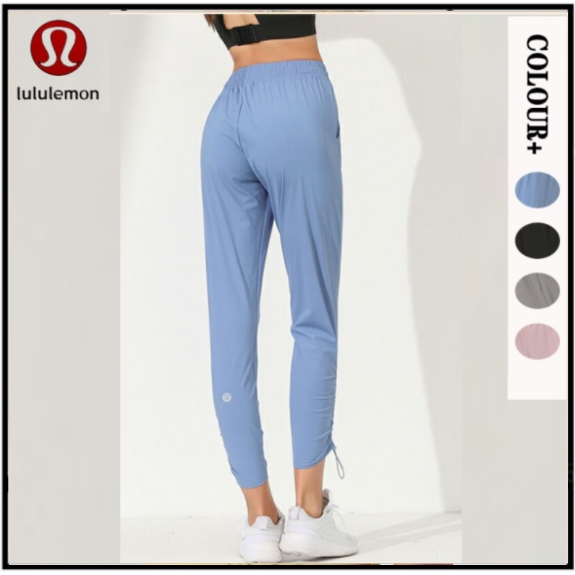 Lululemon women s yoga pants fitness exercise outdoor running elastic quick drying pants 8801 Shopee Singapore