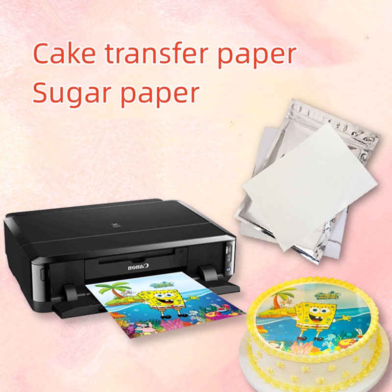 25 Sheets Blank Edible Chocolate Transfer Paper Edible Printable