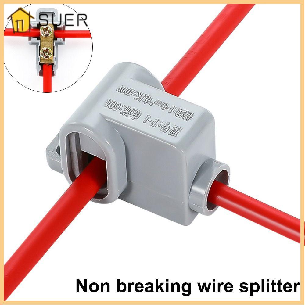 SUER High Power Splitter, Conductor Brass High Power Quick Terminal