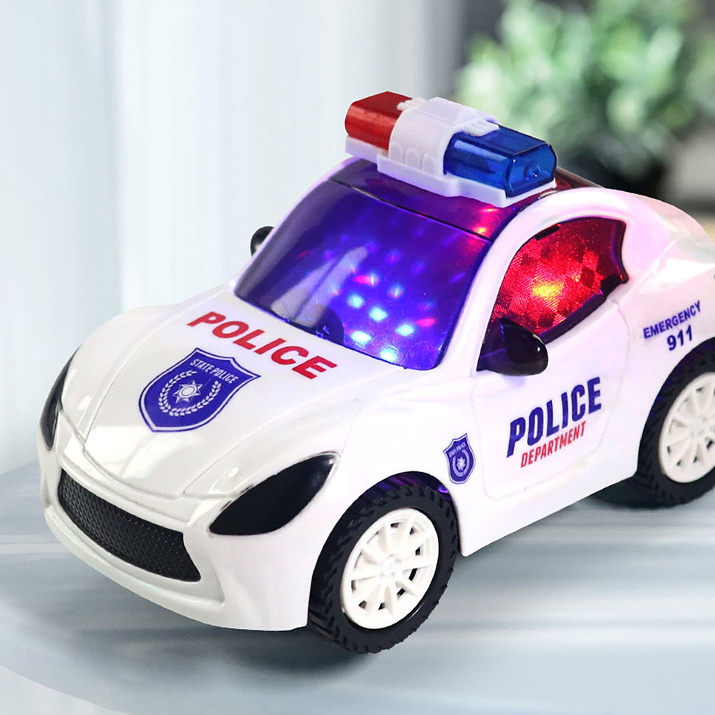 Police Car with Light Toys Children Electric Universal Police Car Toy ...