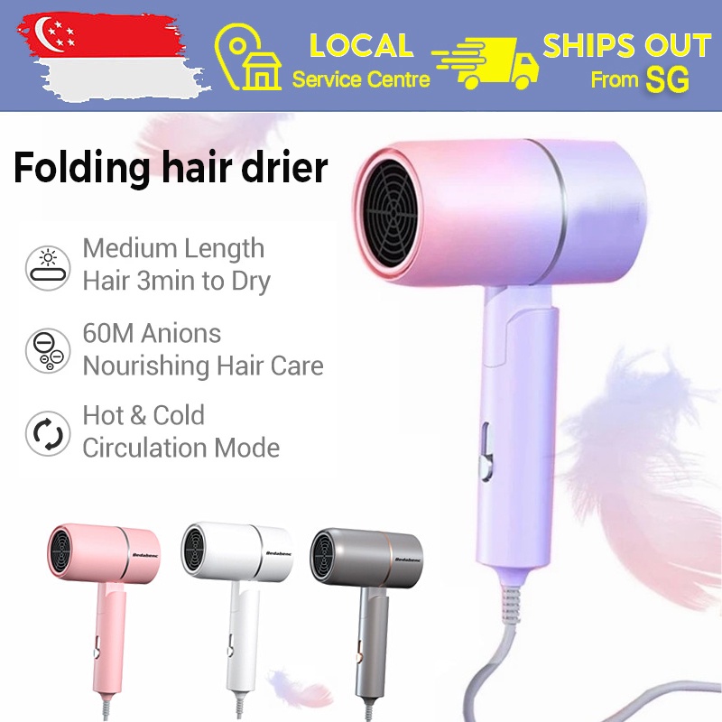 Folding blow clearance dryer