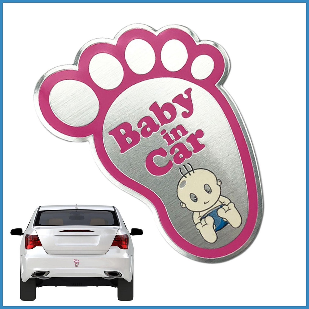 Baby Car Sticker Baby on Board Sticker Decal Safety Sign Removable