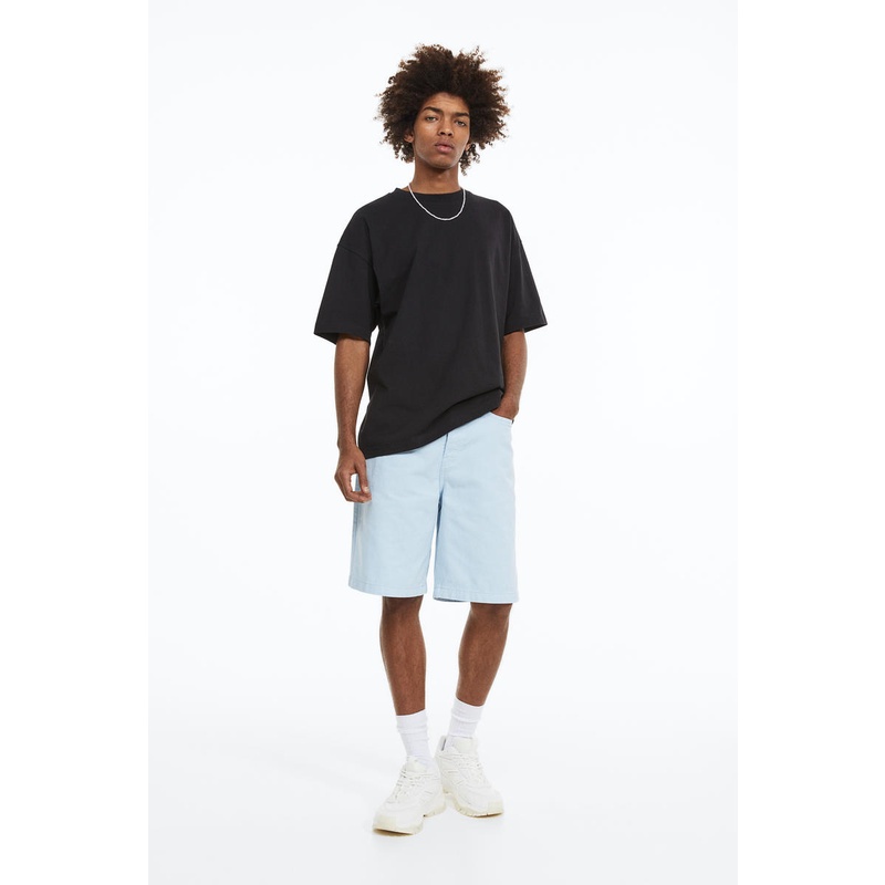 White hot sale twill shorts