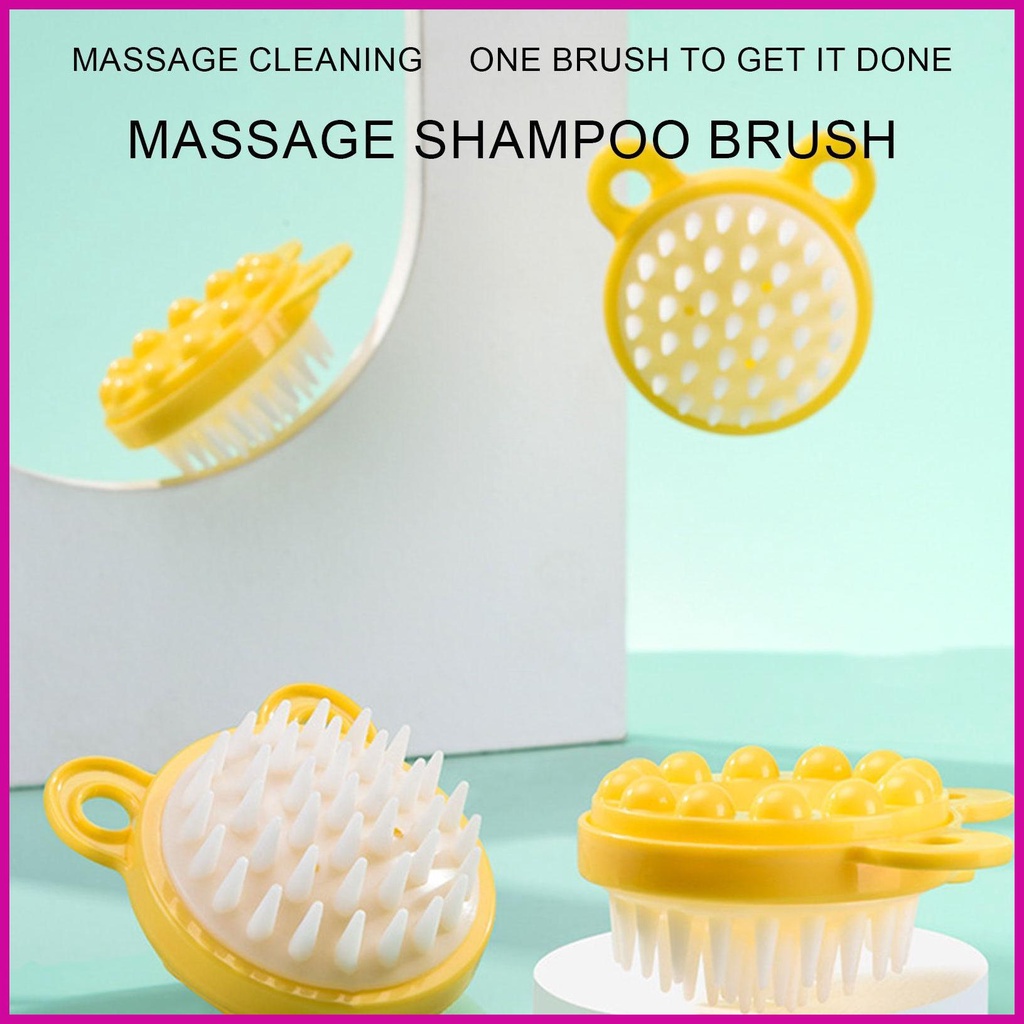 Scalp Brush Shampoo Massager Brush Scrubber Portable Head Massage and Hair Cleansing for Women