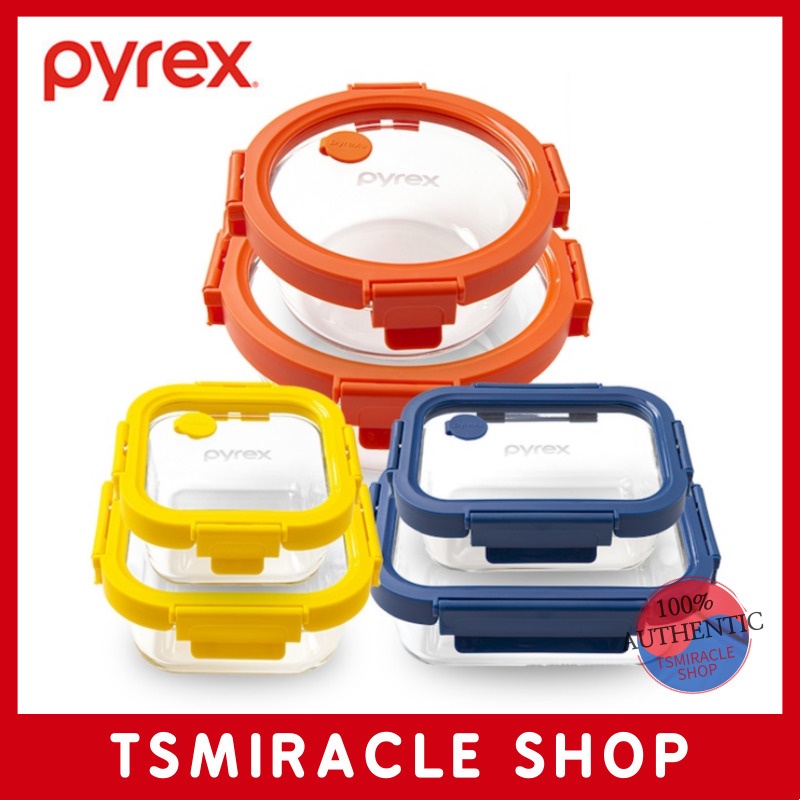 Pyrex glass container Steam&All Glass Airtight Container square