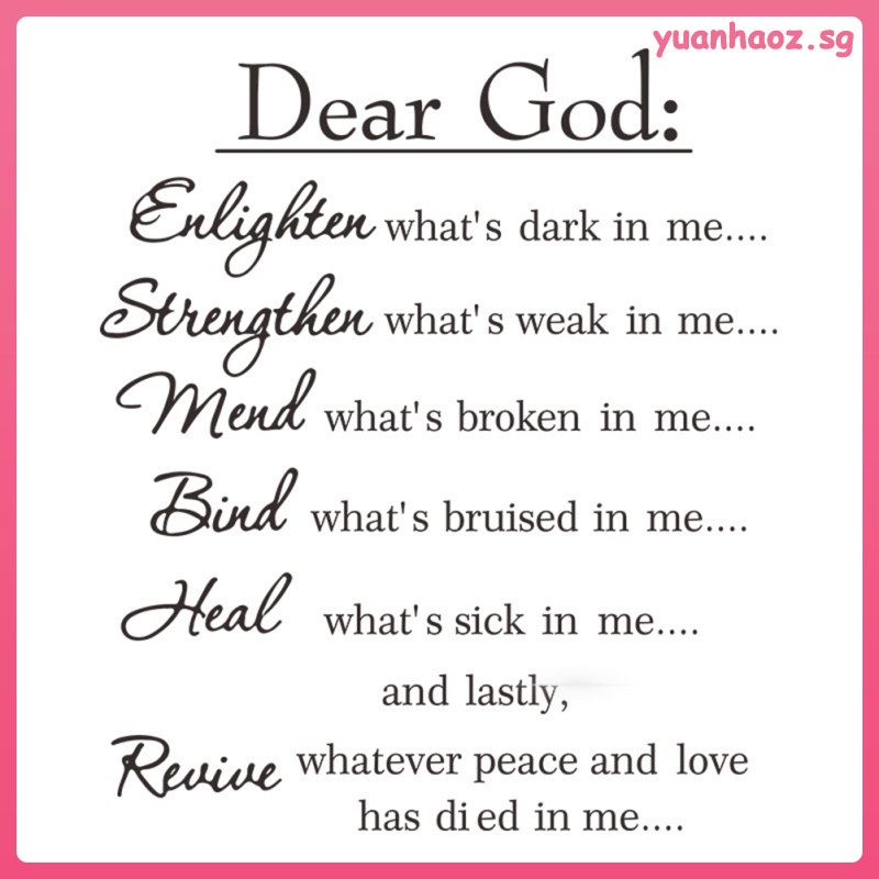 Vinyl Wall Sayings English Sticker Art Quotes Motivational Decals