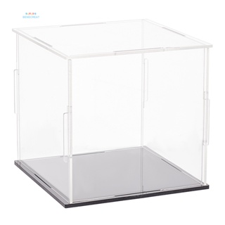 Customizable Size Acrylic Display Cabinet with Light Storage Box Building  Block Model Display Case Clear Dustproof Display Box
