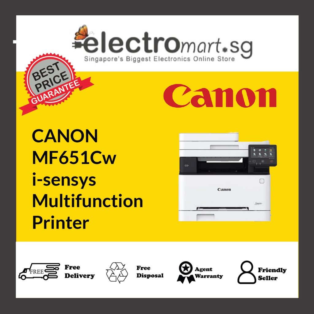 CANON MF651Cw isensys Multifunction Printer Shopee Singapore
