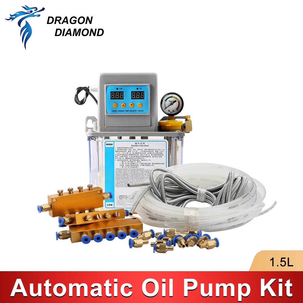 Dragon Diamond 1.5L Lubricant Pump Kit 220V Automatic Lubricating Oil