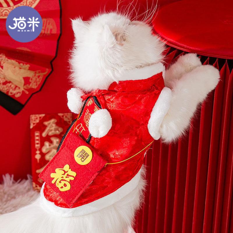 Chinese new clearance year cat costume