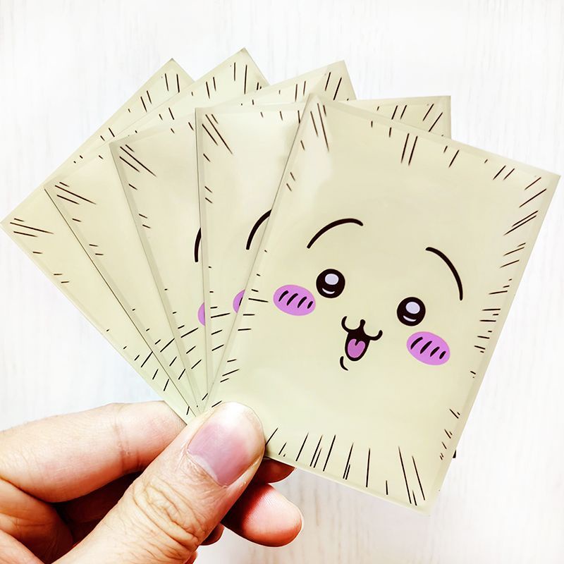 Yu-Gi-Oh Card Sleeves Chiikawa Usagi Wusaki Smiling Face Brand Sleeve Cute  Rabbit YGO Card Protector 63x90mm | Shopee Singapore