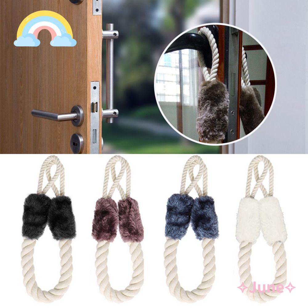 JUNE Door Stopper Durable Windows Protectors Decorative Rope Wedge Door ...