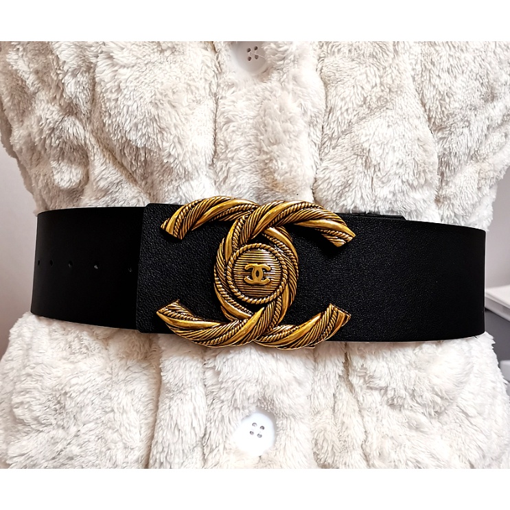 Chanel on sale turnlock belt