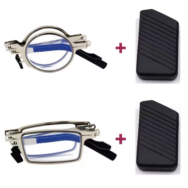 Portable Folding Reading Glasses with Diopter To Fashion