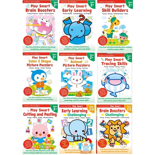 [SG Ready Stock] Gakken Play Smart Series Age 2+ Children Activity Book ...