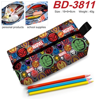Superhero 3d Print Pencil Case Batman Spider-man Captain America Pencil  Pouch Pen Organizer Stationery Bag Students School Supplies Gift For Kids  Boys