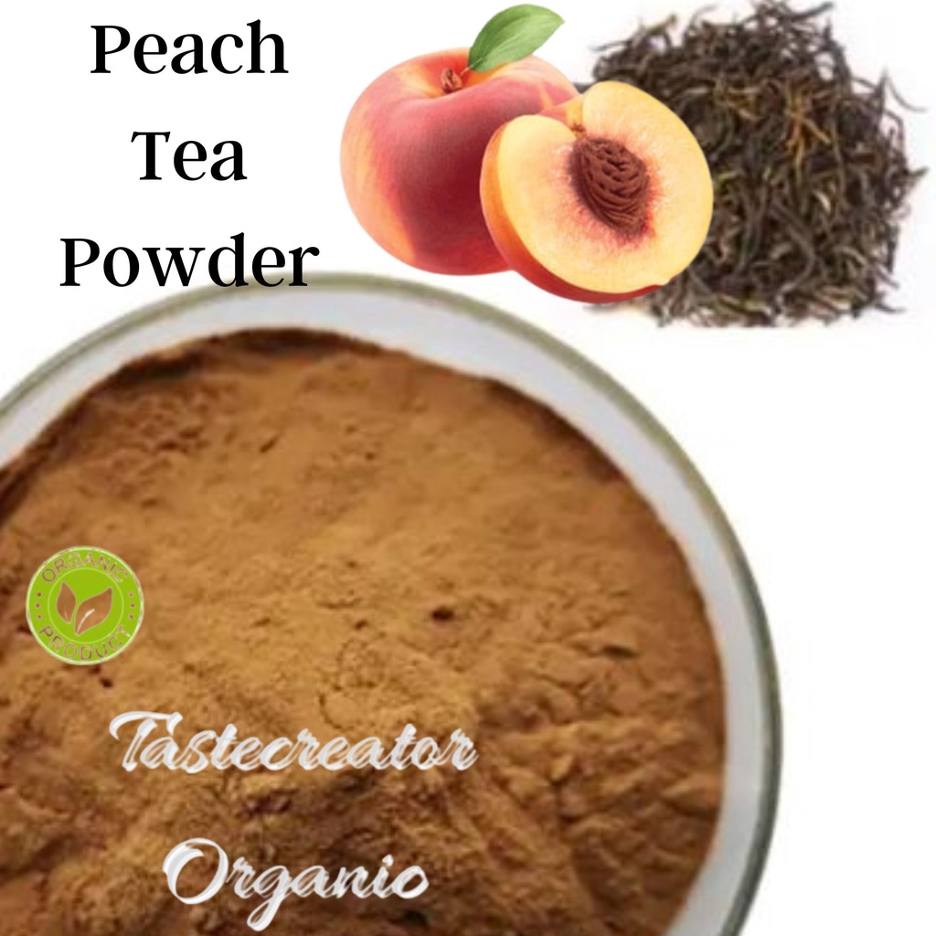 Peach Black Tea Powder 250g 白桃红茶粉 instant 100% water soluble 速溶茶粉 ...