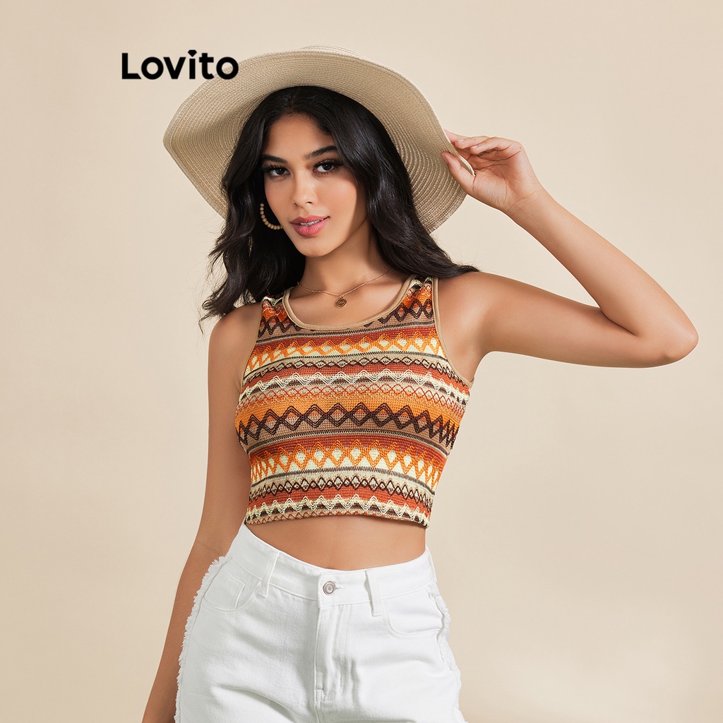 tribal print tank top