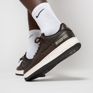 Nike Air Force 1 Mid '07 Flax / Gum Light Brown / Black / Wheat High Top  Sneakers - Sneak in Peace