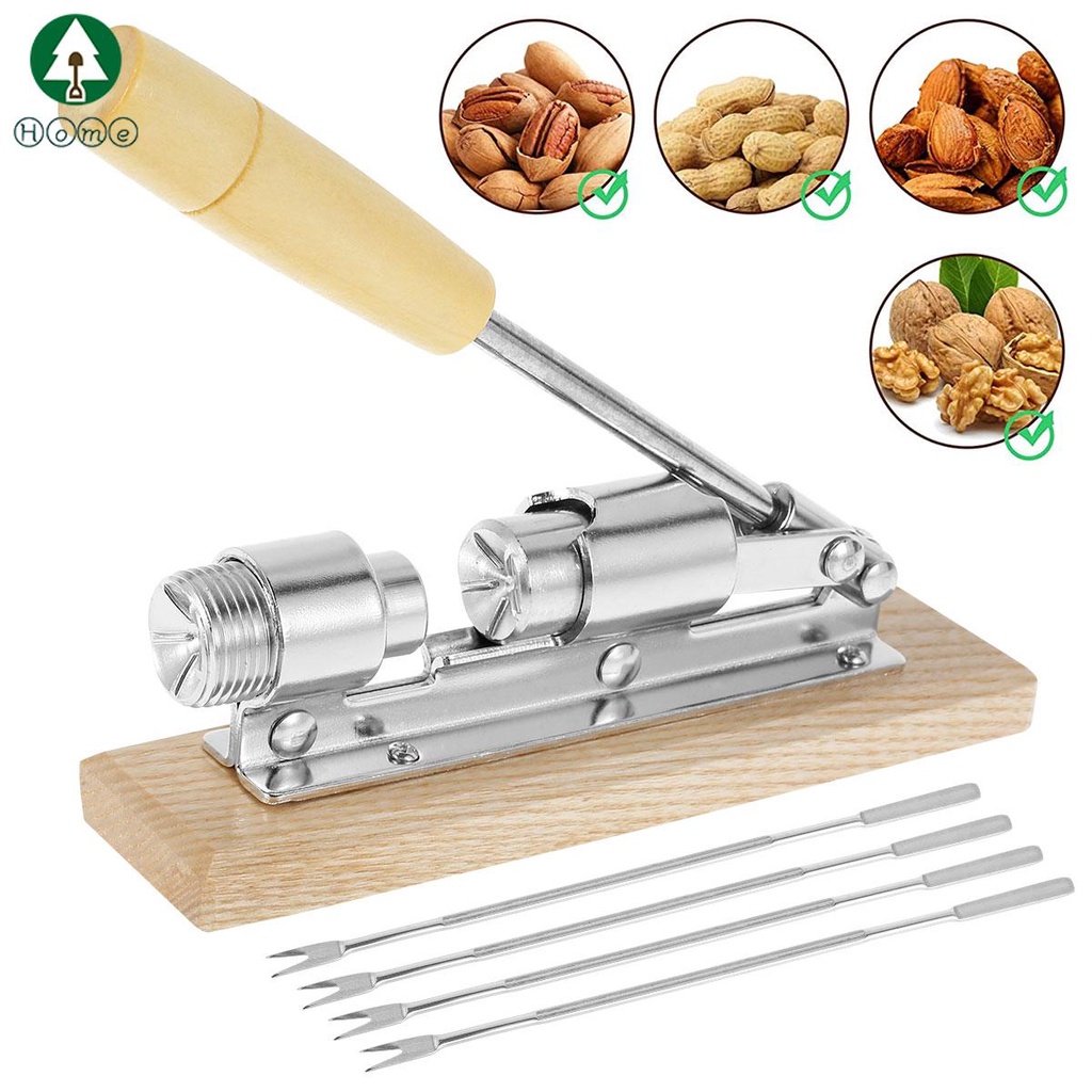 Pecan Nut Cracker Tool for Easy Cracking Heavy Duty Nut Sheller with