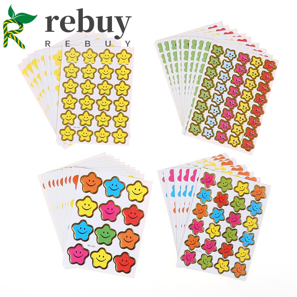 REBUY Reward Sticker 10 Sheets Encouragement Boys Girls Mother Teacher ...