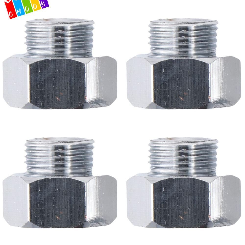 CHAAKIG 4 Pcs 1/2 to 3/8 Water Line Adapter, Detachable with Rubber