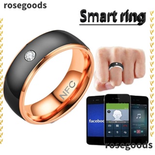 Fashion Men's Ring Magic Wear NFC Smart Ring Finger Digital Ring