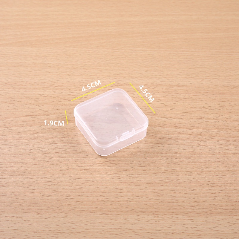 4.5 New Style Universal pp Plastic Box with Lid Small Square Box ...