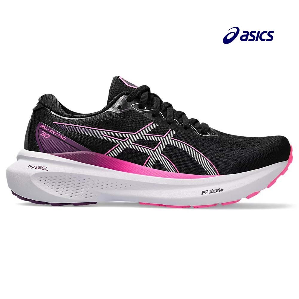 Asics womens black runners shop