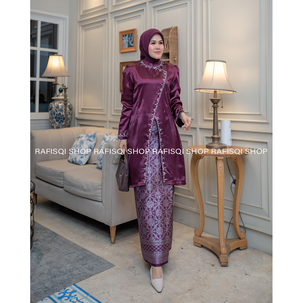 Sofia Rok Songket Kebaya Set / Modern Kebaya / Party Kebaya ...